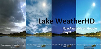 Озеро погода HD – замечательные живые обои для андроид устройств