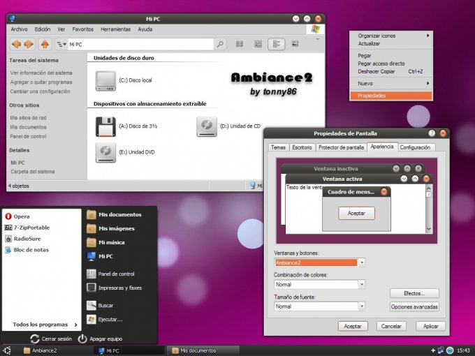 Ambiance for XP - это хороший способ придать своей операционной системе внешний вид Ubuntu
